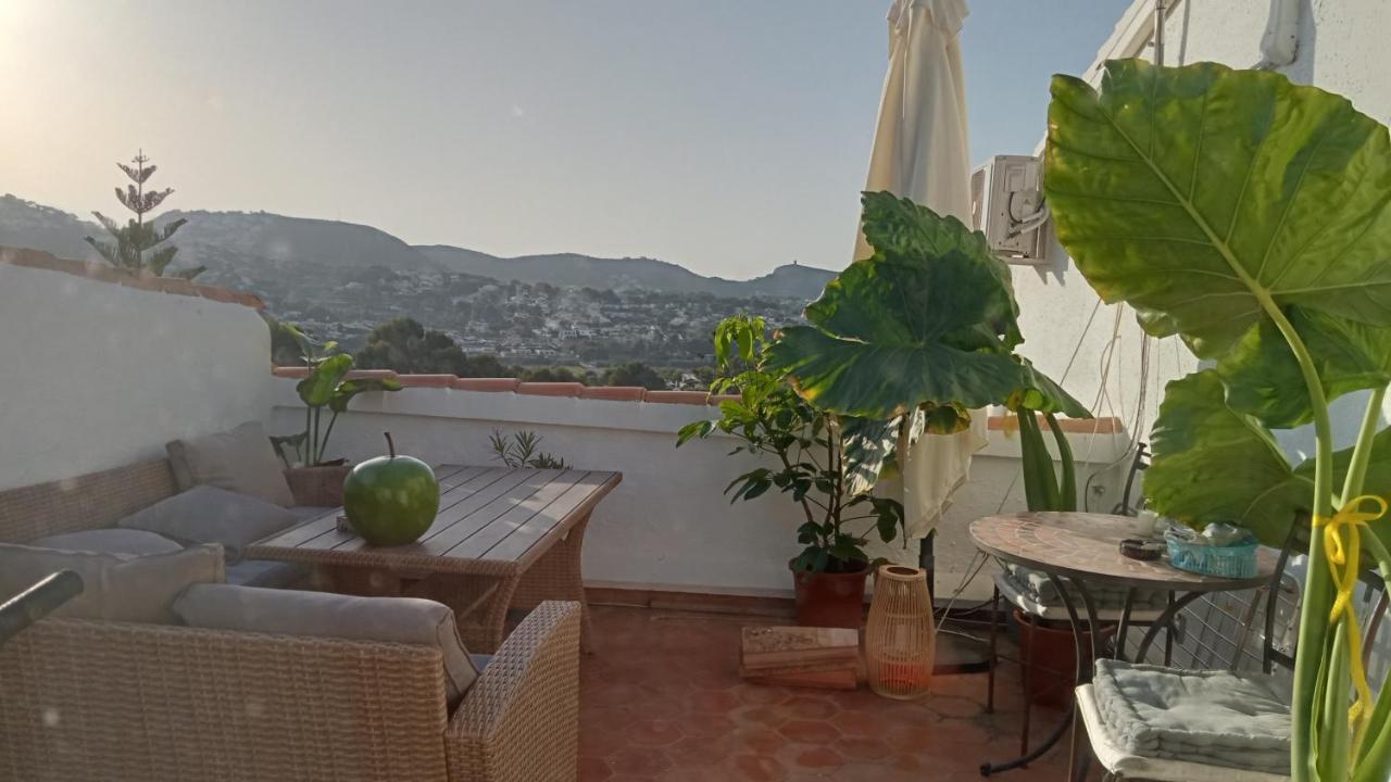 Atico-Penthouse En Moraira Con Vistas Al Mar Lejlighed Teulada Eksteriør billede
