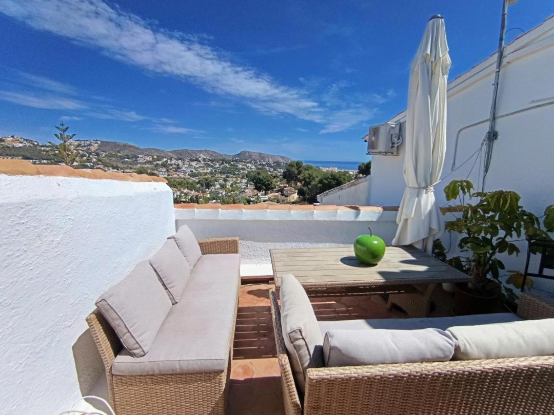Atico-Penthouse En Moraira Con Vistas Al Mar Lejlighed Teulada Eksteriør billede