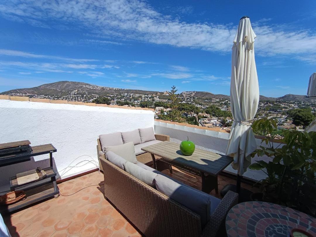 Atico-Penthouse En Moraira Con Vistas Al Mar Lejlighed Teulada Eksteriør billede